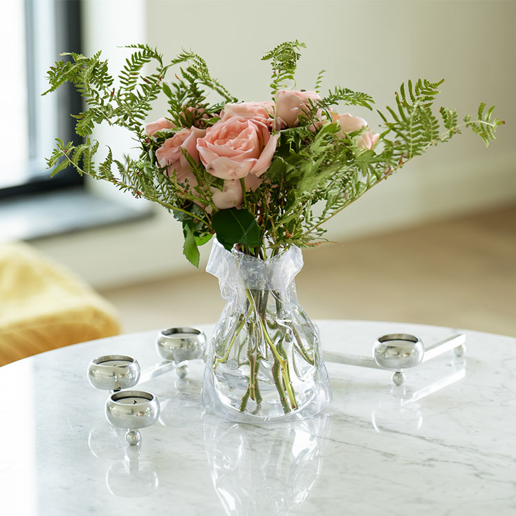Formbar vase, Gjennomsiktig