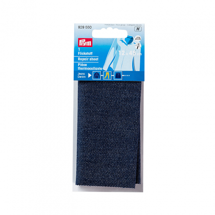 Reparasjonslapper til jeans, 1-pakning Mørkeblå 45x12 cm