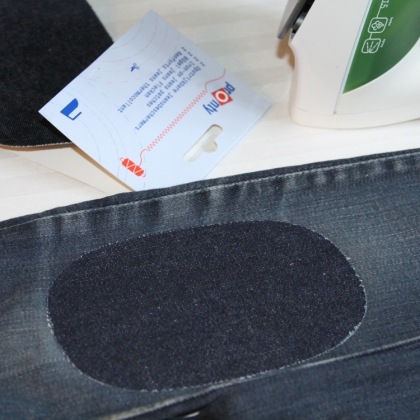 Reparasjonslapper til jeans, 2-pakning
