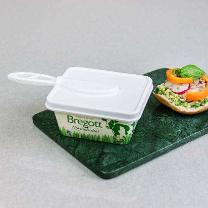 Brelock, lokk med smørkniv, 600 g Hvit