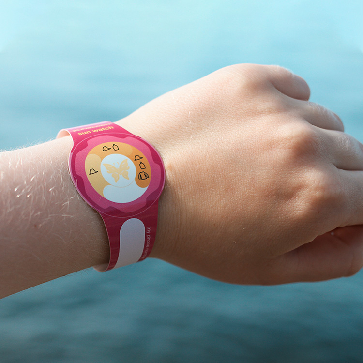 UV-armbånd 2-pakning, Rosa