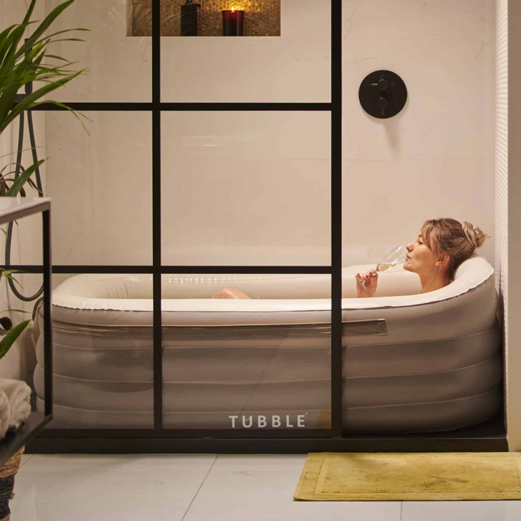 Oppblåsbart badekar Tubble, Royal 156 cm Muskat
