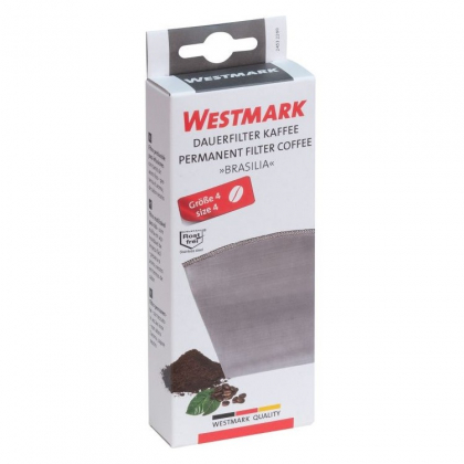 Mykt kaffefilter i rustfritt stål, Størrelse 4