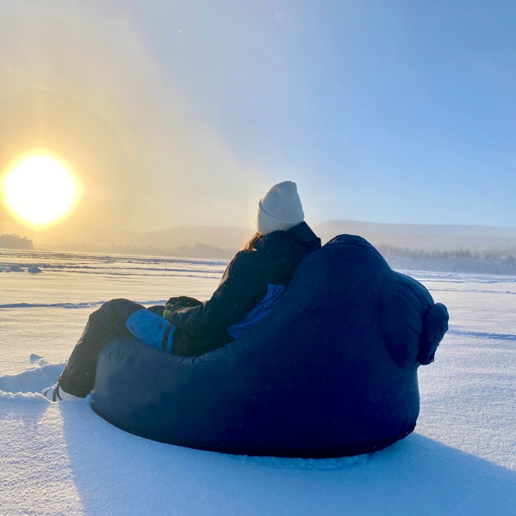 Softybag lenestol, Mørkeblå