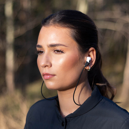 Nakkereim til AirPods 2-pakning, Svart