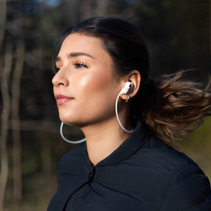Nakkereim til AirPods 2-pakning, Hvit