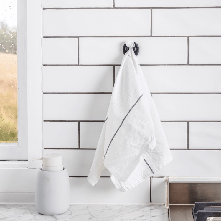 Krok med sugekopp, Svart, 4 stk.