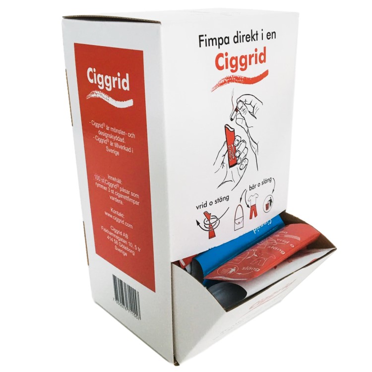 Pose til sigarettsneip Ciggrid, 100 stk.