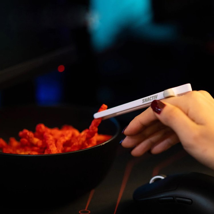 Spisepinner til snacks, Snactiv Pro Hvit