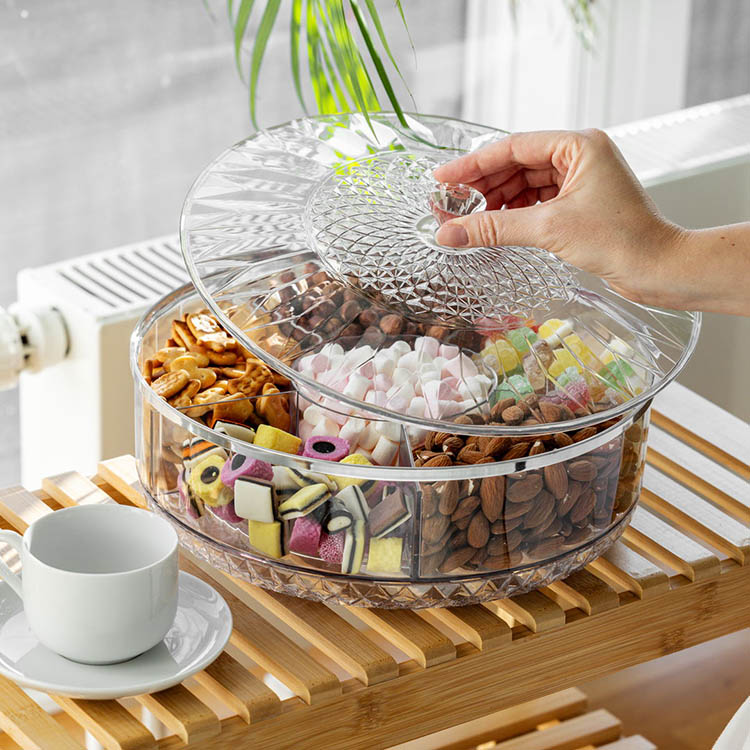 Serveringsfat med lokk, Enkel