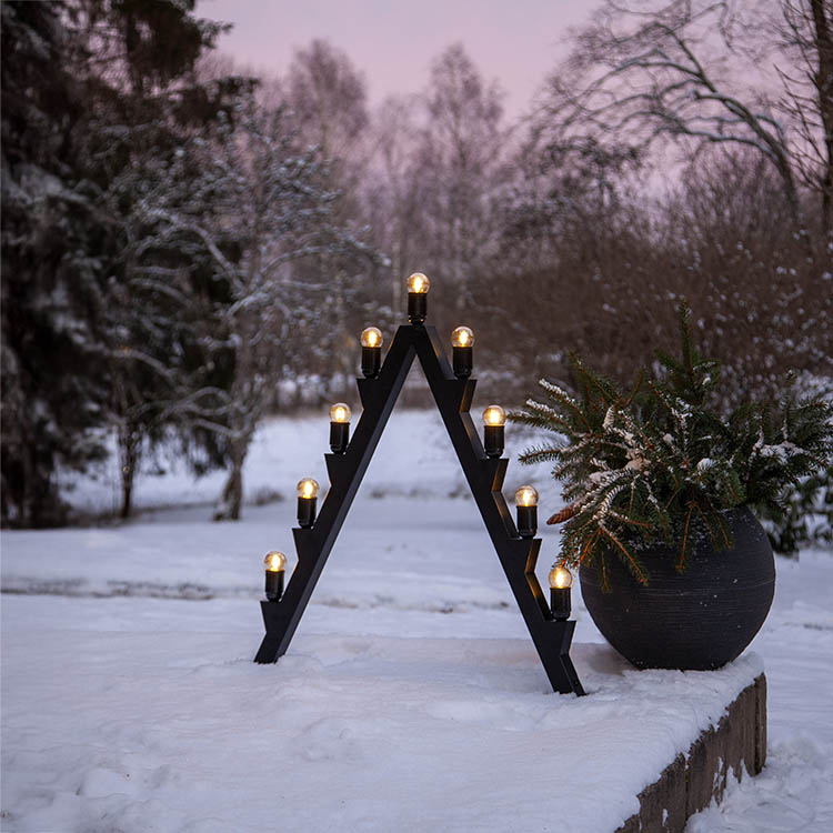 Stor adventsstake for utendørs bruk – lysestake | SmartaSaker