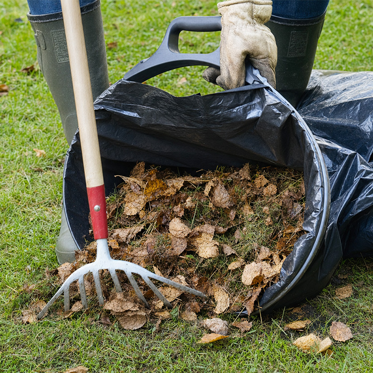 Bærbar søppelsekkholder