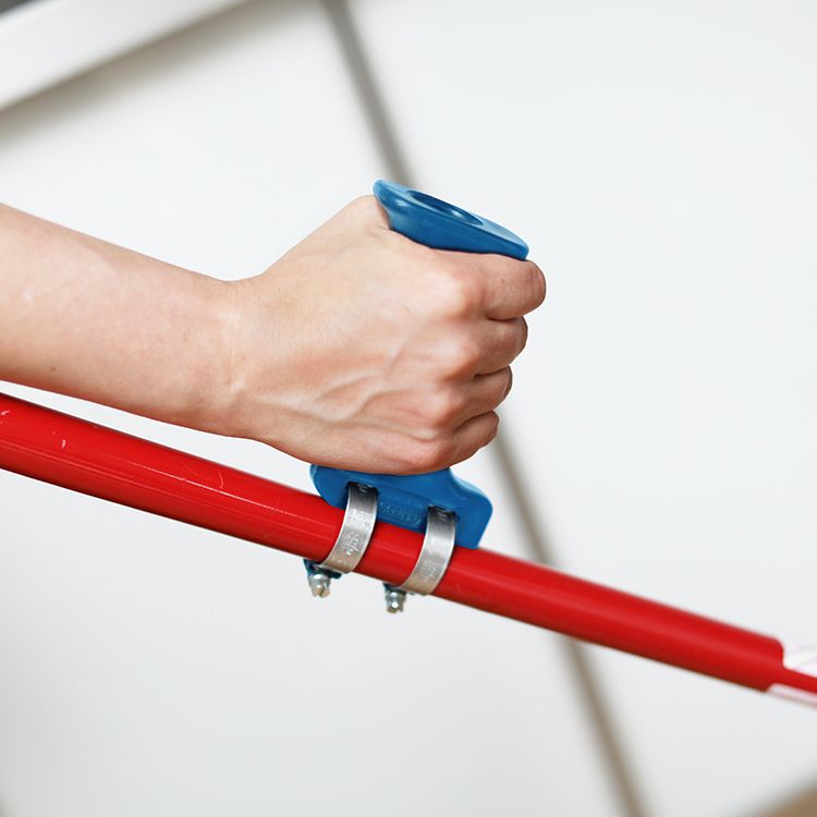 Ergonomisk håndtak til redskap