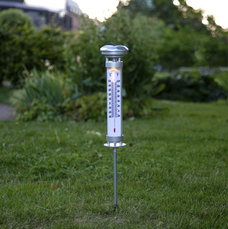 Solcelleladet utendørstermometer