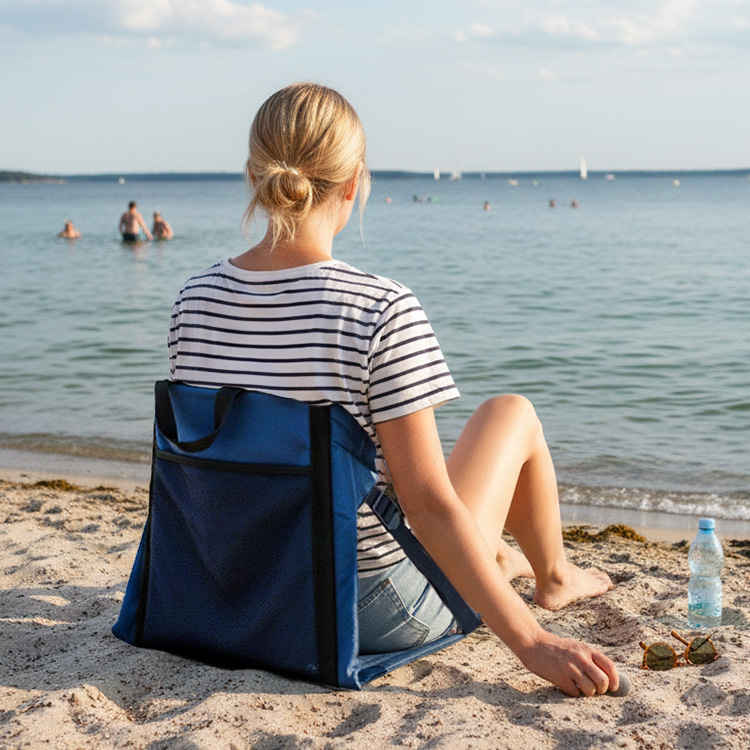 Sammenleggbar ryggstøtte