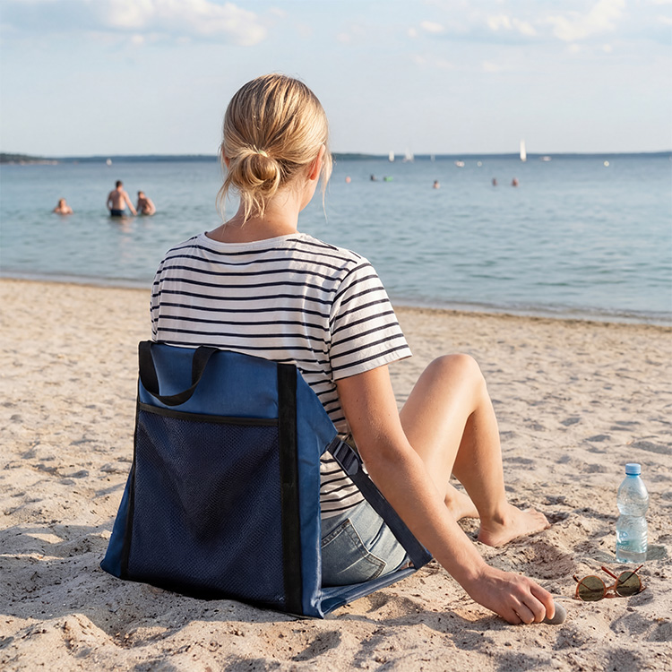 Sammenleggbar ryggstøtte