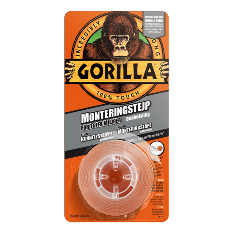 Dobbeltsidig Gorilla Tape