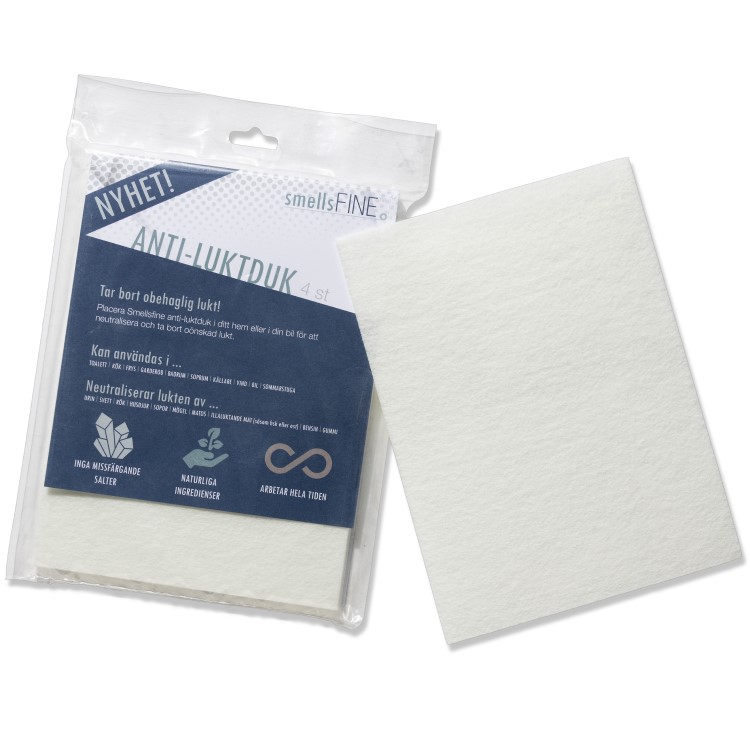Anti-luktduk Smellsfine, 4 stk.