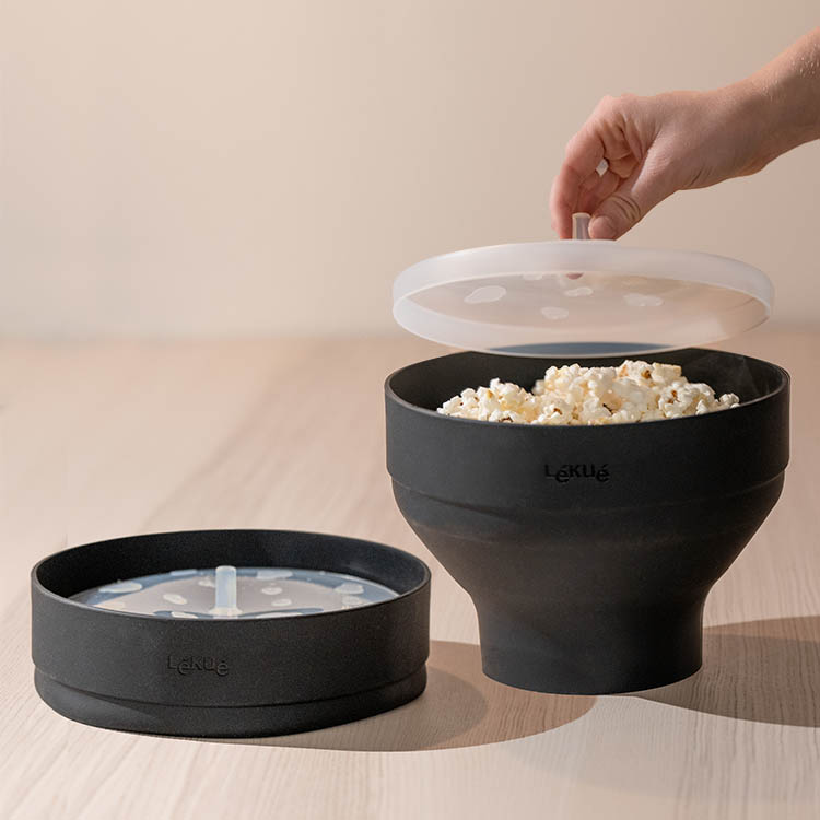 Popcornbolle for mikrobølgeovn, Svart