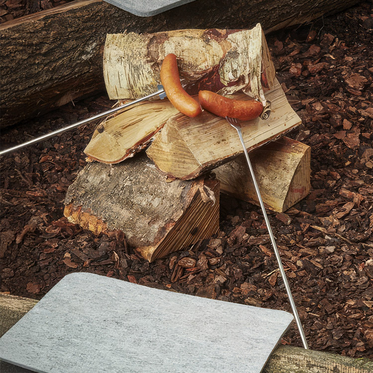 Teleskopisk grillgaffel, 2 stk. 