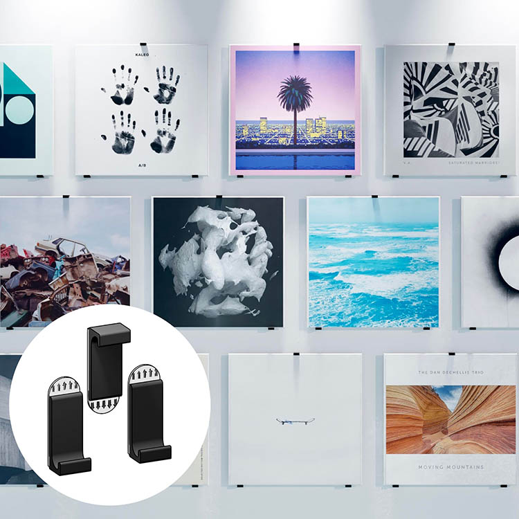 Selvklebende LP-kroker, 6 stk.