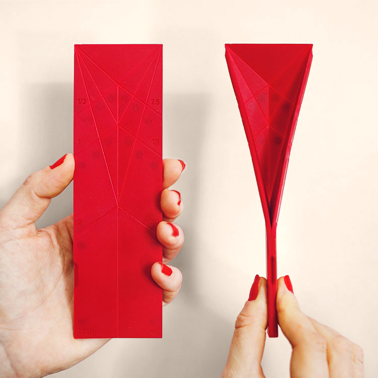 Sammenleggbart målesett i 2-pakning