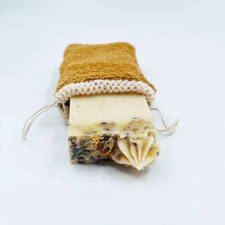 Såpepose med skrubbeflate