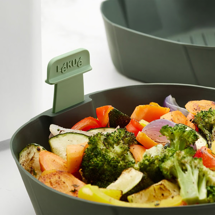 Silikonform til airfryer, Lékué