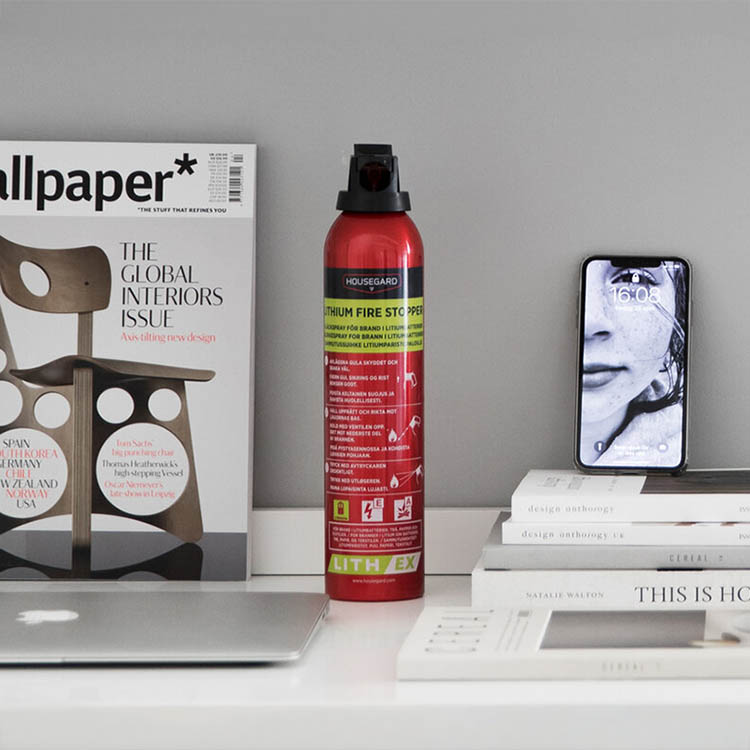 Slukkespray for litiumionbatterier