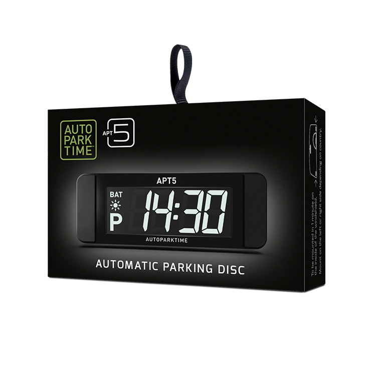 Automatisk parkeringsskive Autoparktime, modell 5