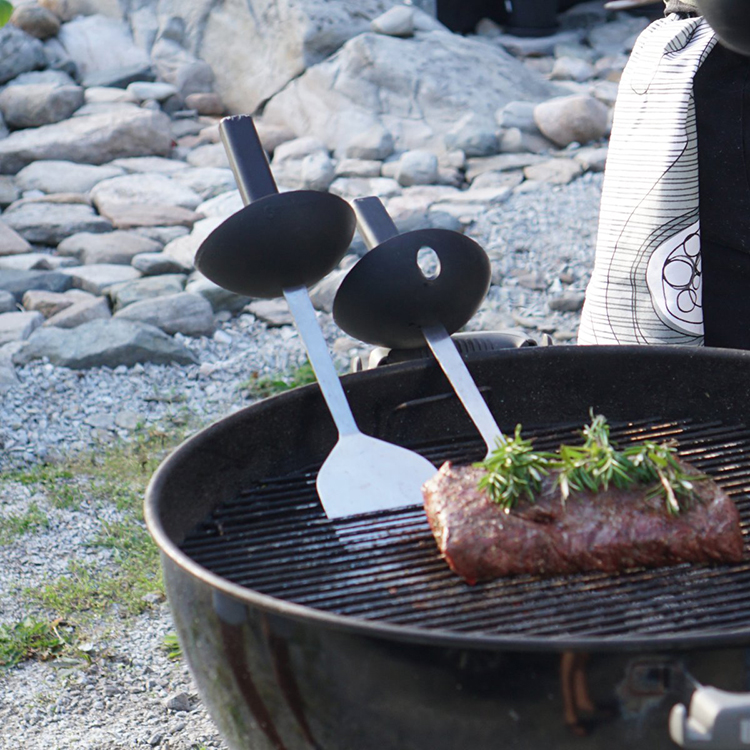 Grillsett med varmeskjold, Born in Sweden