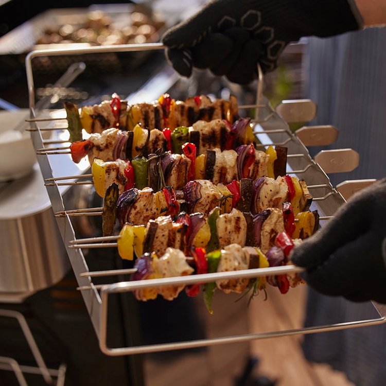 Grillspyd med holder