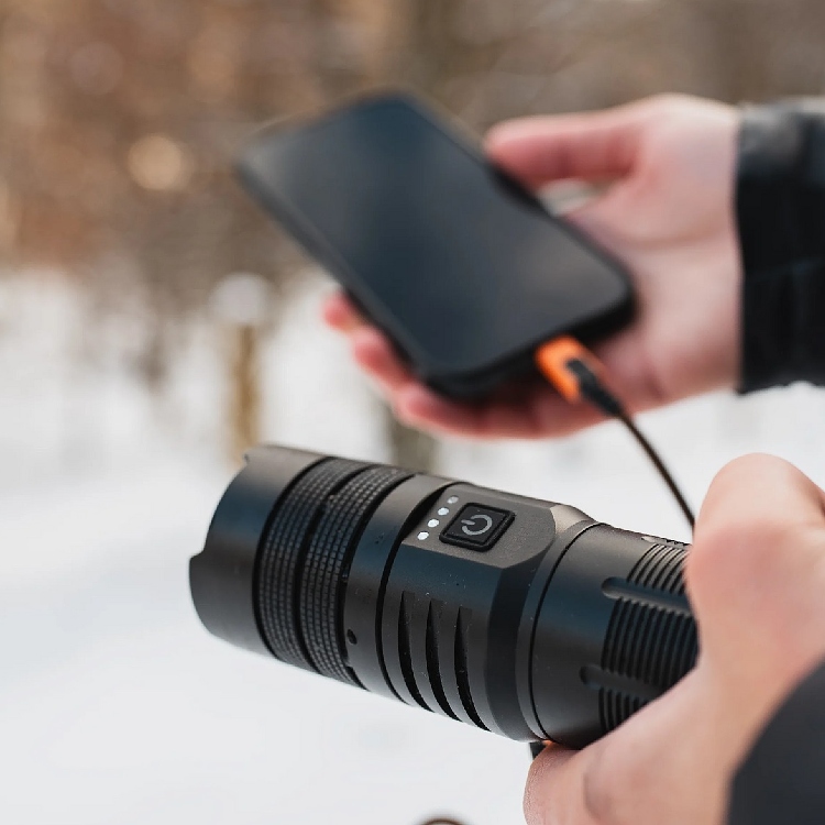 Nødlommelykt med powerbank, Xtorm