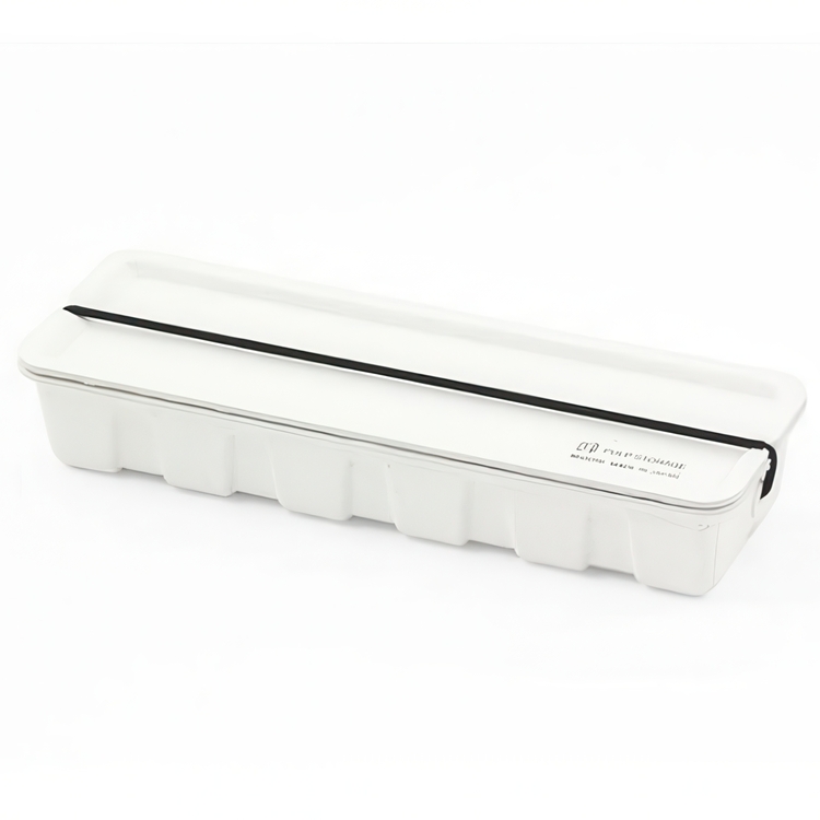 Eske av resirkulert papir, MIDORI PULP PEN STORAGE, hvit