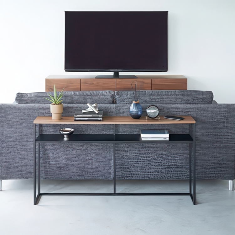 Langt og smalt avlastningsbord, 126 cm, Yamazaki
