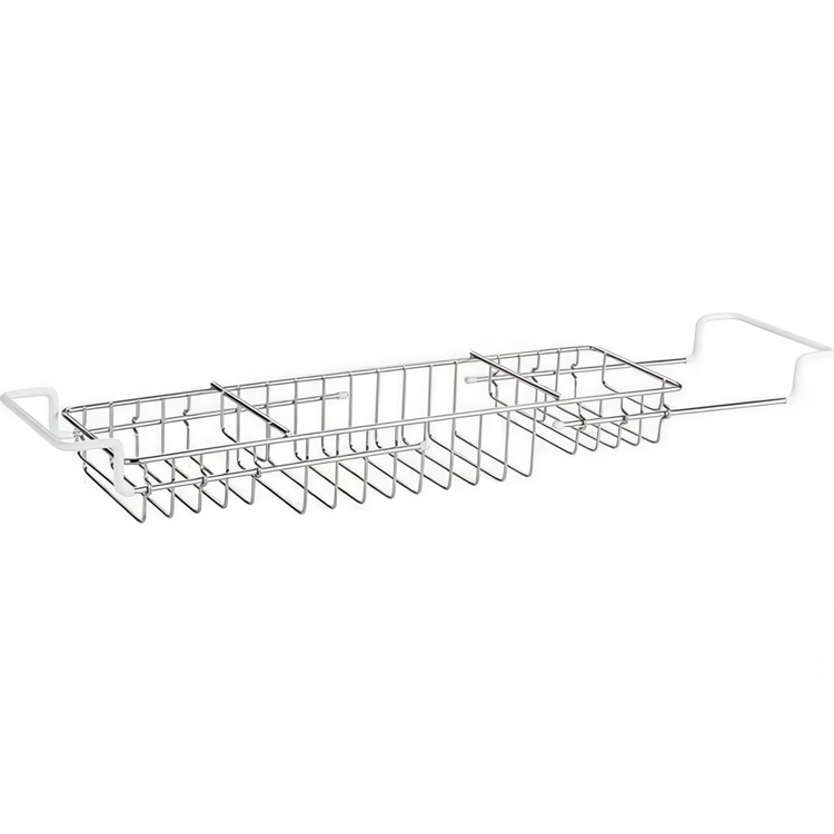 Uttrekkbart badekarbrett i metall, 58-92 cm