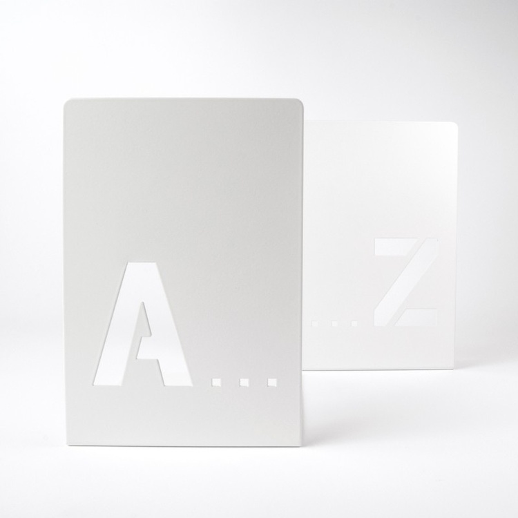 Bokstøtter A-Z 2-pack
