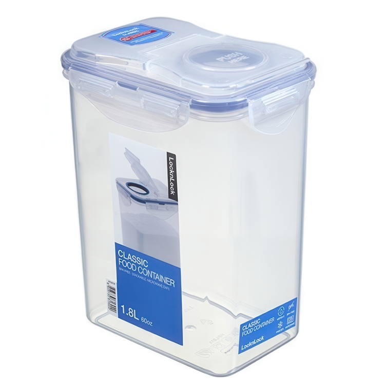 Oppbevaringsboks med flipplokk 1,8 L, Lock&Lock