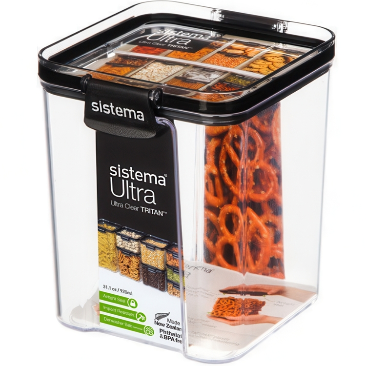 Oppbevaringsboks Ultra 0,92L, Sistema