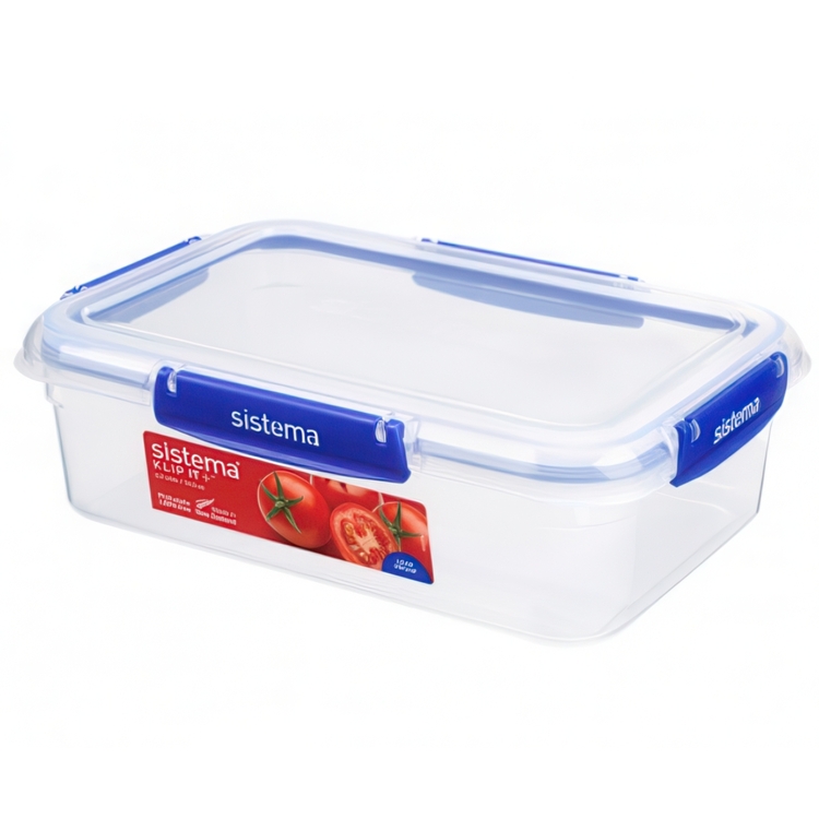 Oppbevaringsboks 3-pakk 2,2L, Sistema