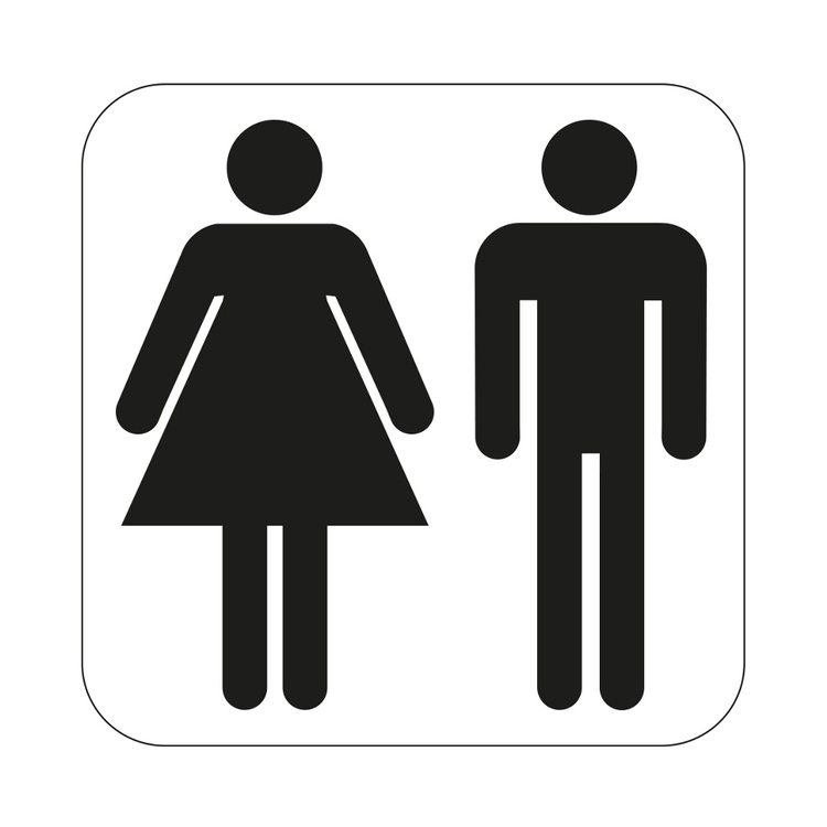 WC-piktogram, Unisex