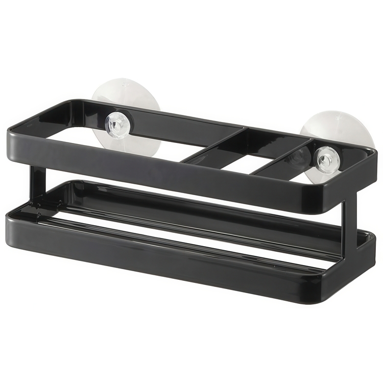 Holder for oppvaskmiddel og svamp, TOWER, Yamazaki, Svart