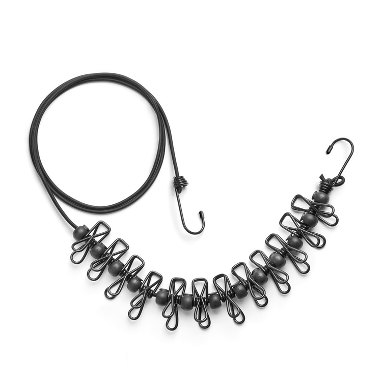 Elastisk klessnor med klyper