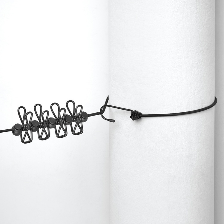 Elastisk klessnor med klyper