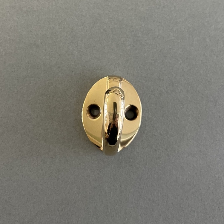 Enkeltkrok, Mini, EXMEZ, H 3,3 cm, Messing