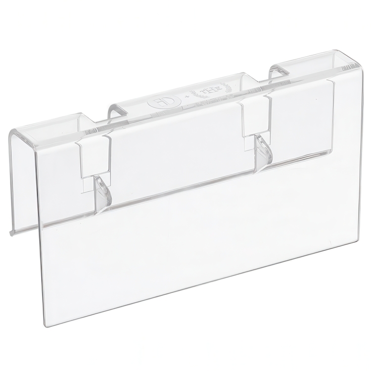 Transparent etikettklemme 3-pakk