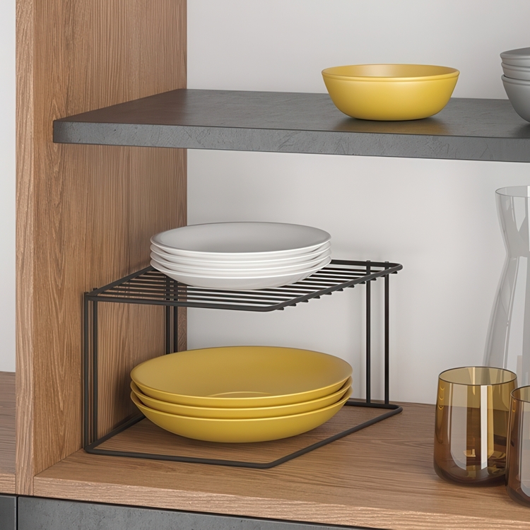 Innsatshylle for hjørne, Metaltex