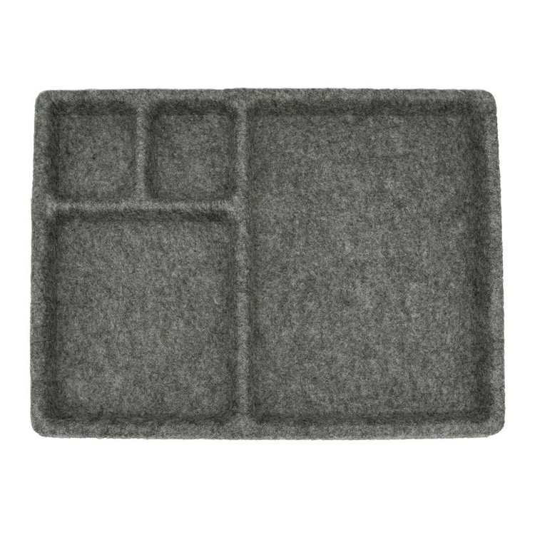 Oppbevaringsbrett i filt, 28,6x20x2 cm
