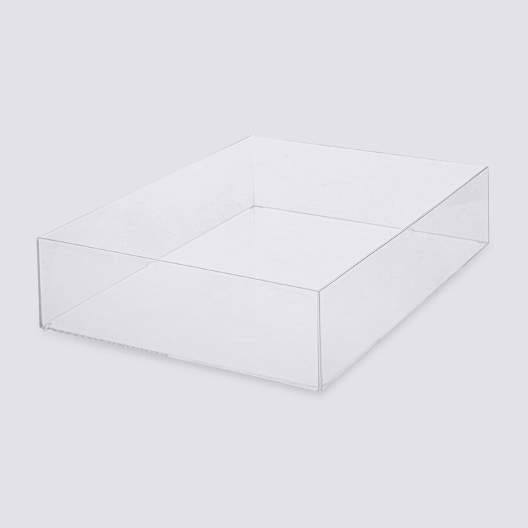 Oppbevaringsbrett, stablbart, SELENA ORGANISER XL, 38,5 x 25,6 x H 8,5 cm, klart