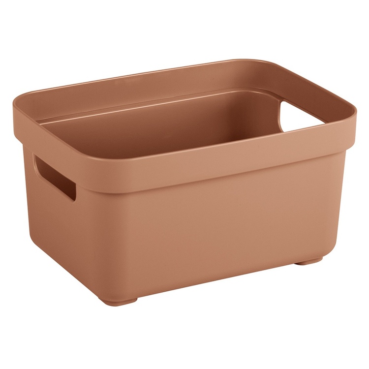 Åpen oppbevaringskurv 2,5 L, terrakotta